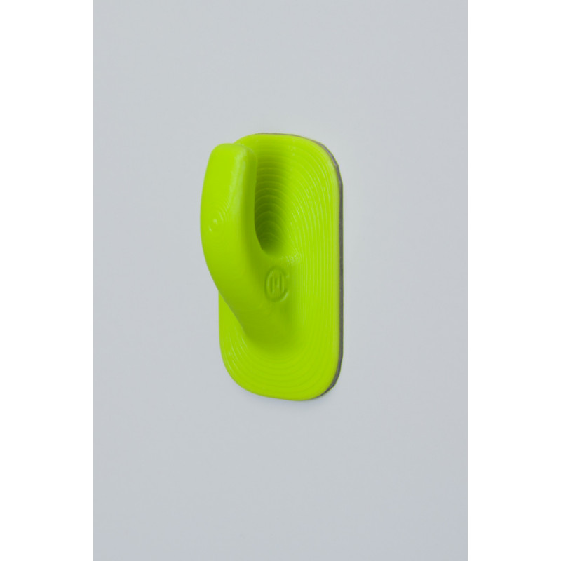 Safe, self-adhesive wall hook