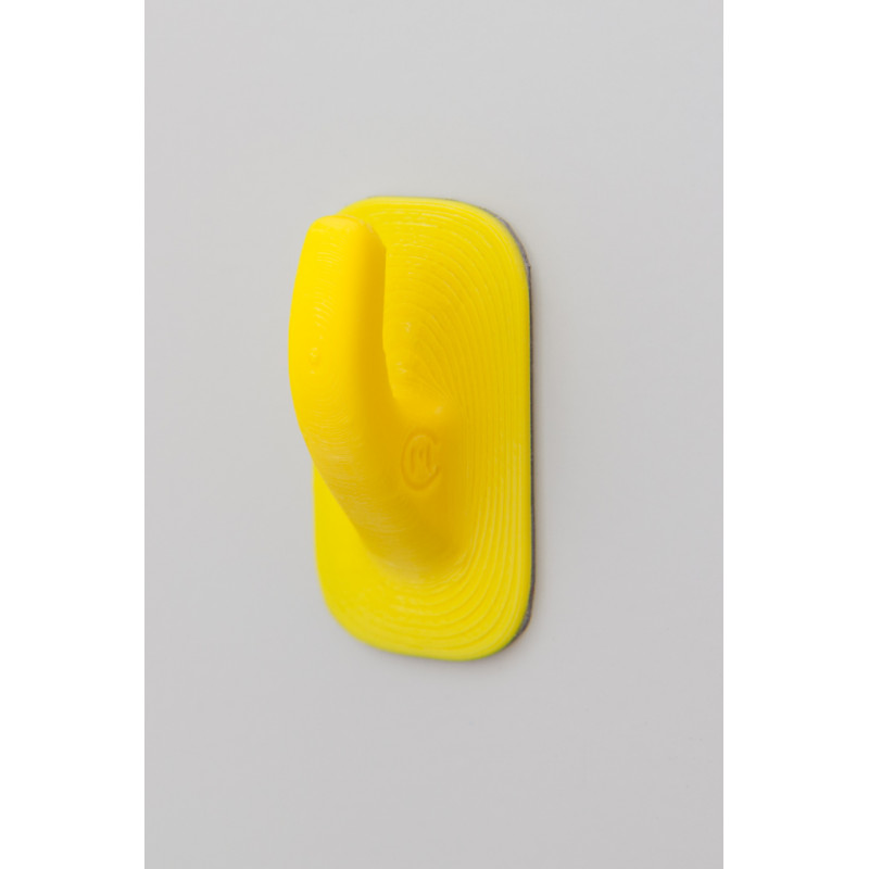 Safe, self-adhesive wall hook