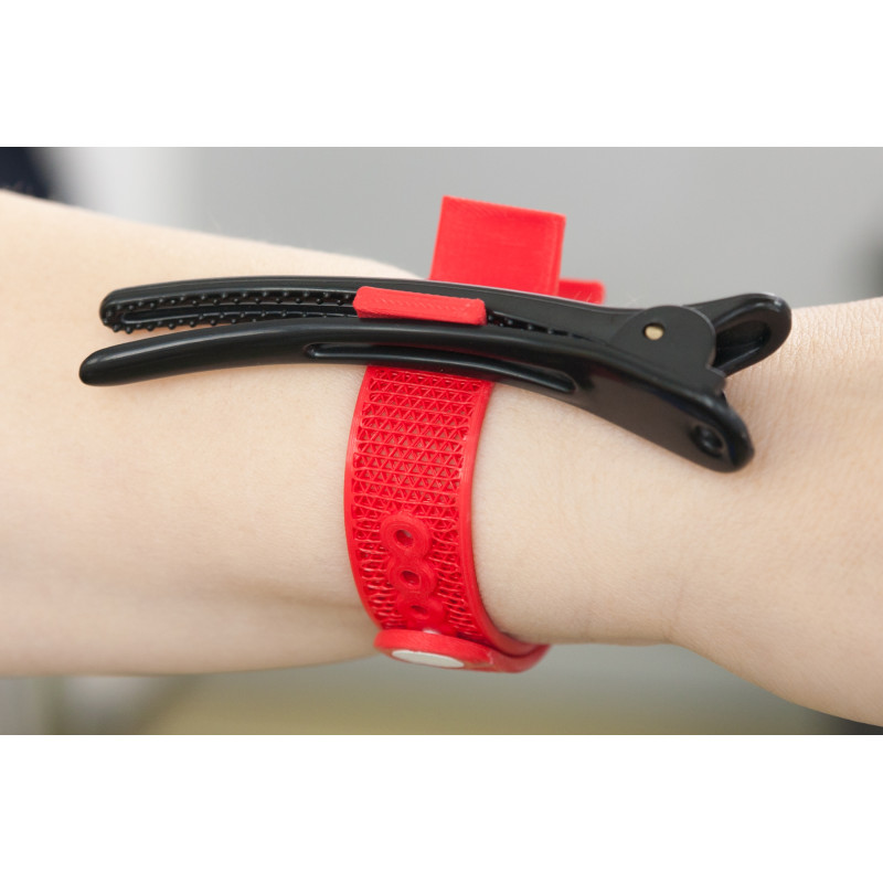 Hairdresser tool-band for sectioning-clips