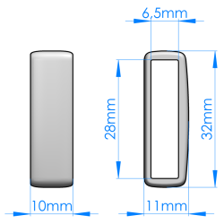 Szlufka odzieżowa do paska