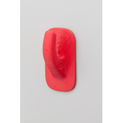 Safe, self-adhesive wall hook