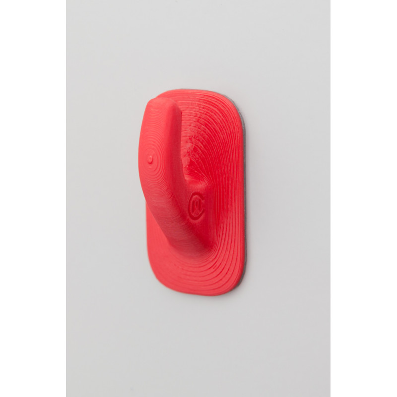 Safe, self-adhesive wall hook