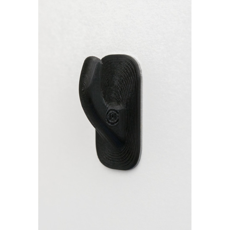 Safe, self-adhesive wall hook