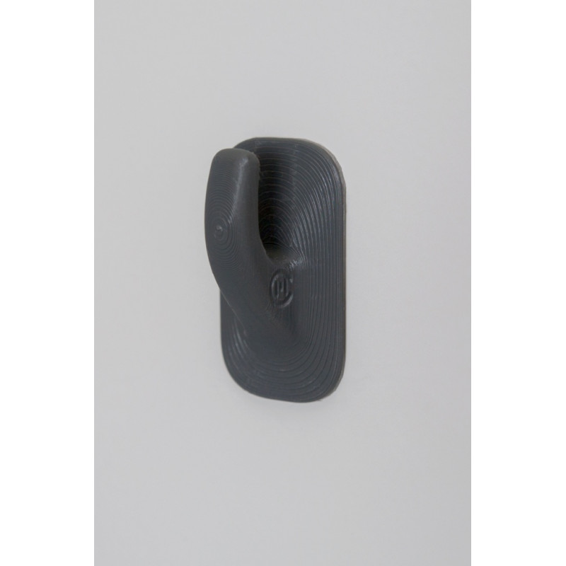 Safe, self-adhesive wall hook