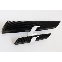 Wieszak na 2 grzebienie biały