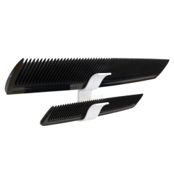 Wieszak na 2 grzebienie biały