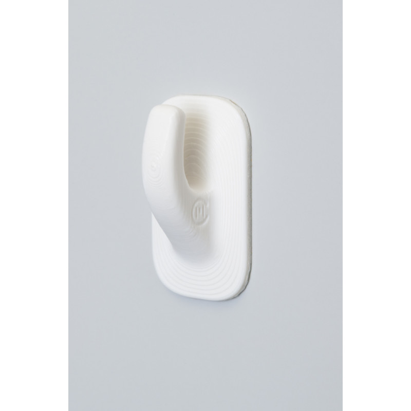 Safe, self-adhesive wall hook
