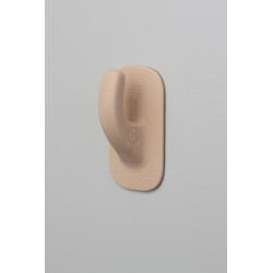 Safe, self-adhesive wall hook