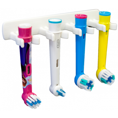 Wieszak na 4 szczoteczki Oral-B bez tła